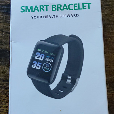 Smart Bracelet D13 Smartwatch Fitness Tracker Android Wear, TPU-Armband Blau