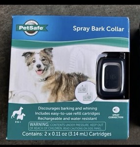 PetSafe Spray Bark Collar Rechargeable Water Resistant for Medium Large Dogs