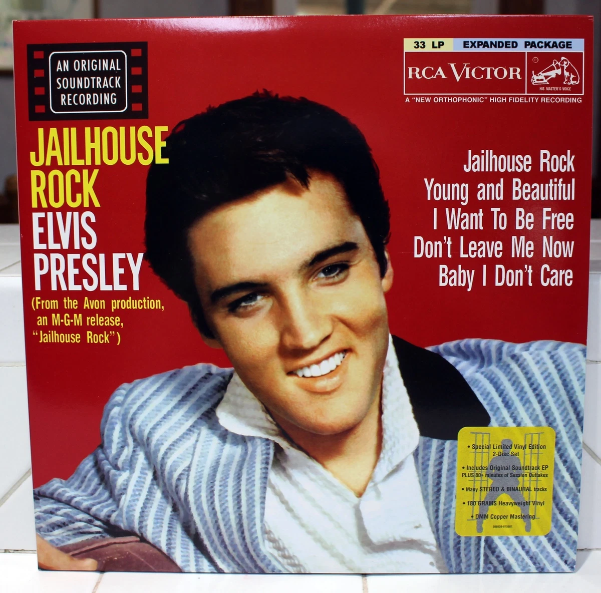 Rare Elvis 2-LP - Jailhouse Rock - 180 gr.  Vinyl - RCA/BMG Follow That Dream Se