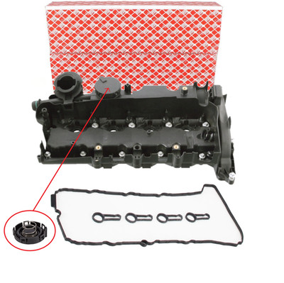 FEBI Ventildeckel für BMW 1er E81 E82 E87 E88 3er E90 E91 E92 E93 X3 E83 N47 M47