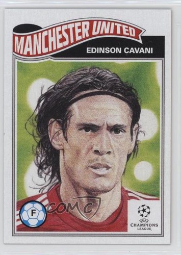 Edinson Cavani #254 2020 Topps Living UEFA Champions League card