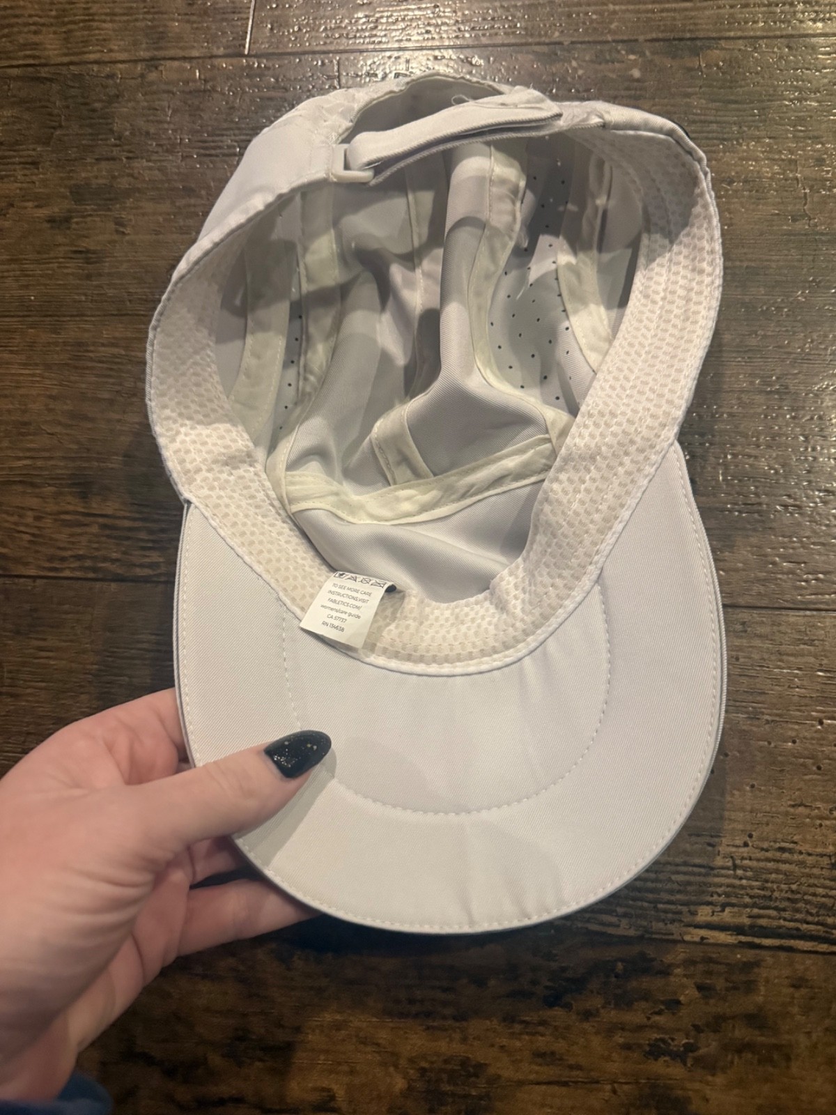 Fabletics Active Hat Strap Back Panel Soft Grey W… - image 4