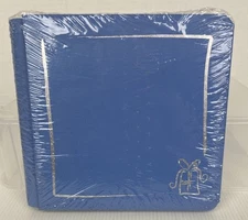 CREATIVE MEMORIES 7"x7" Mini SCRAPBOOK ALBUM w Silver Foil Border 12 Sheets NEW