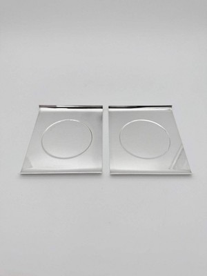 Sabattini Argenteria Stainless Steel Wine Coasters - Set of 2