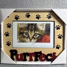 Perfect Cat 4”x6” Picture Frame. New