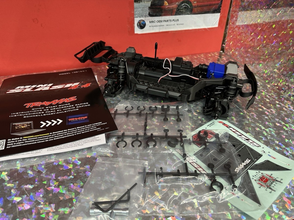 NEW Traxxas Mini Slash 4X4 108164-1 Complete Roller Slider Chassis