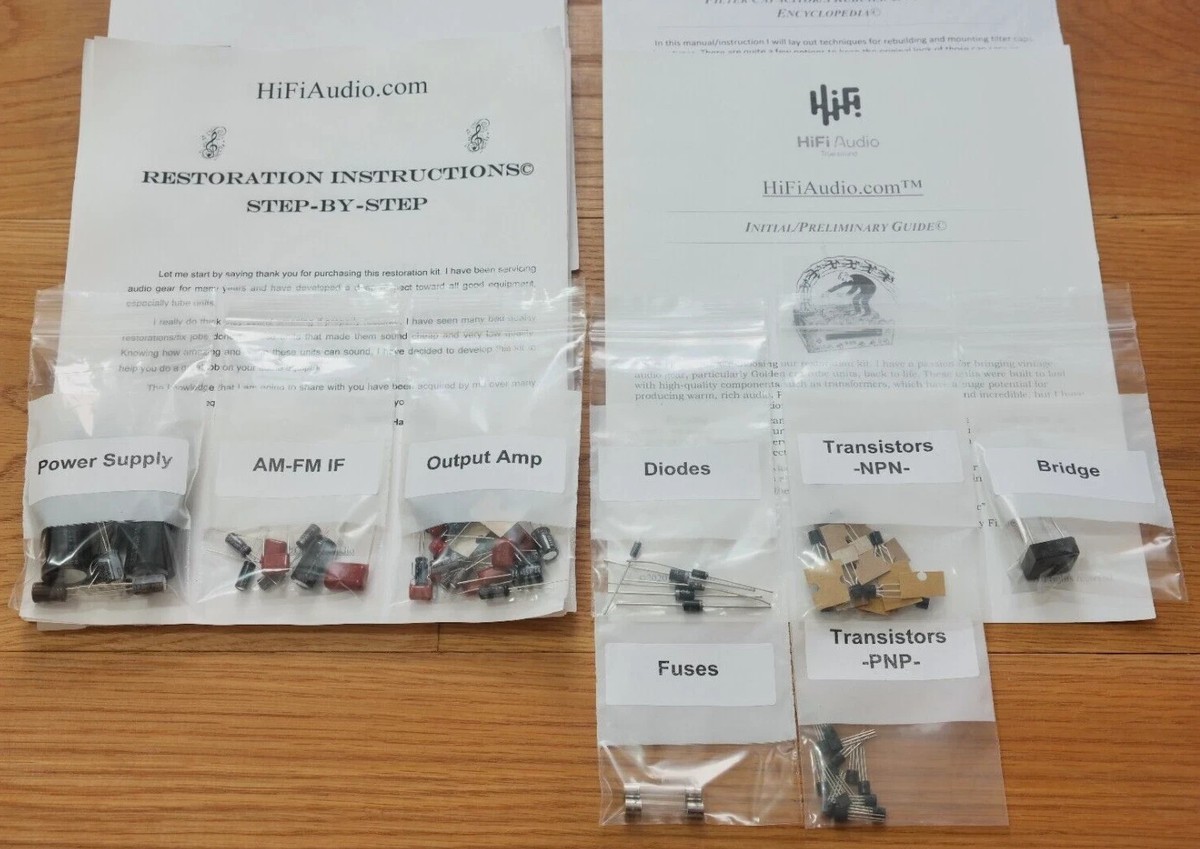 Harman Kardon 820 Eight Twenty Nocturne restoration kit service