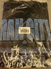 Manchester City FC T-Shirt XL Hollister offizielle Handelsware neu mit Etikett - kostenloser Versand