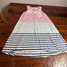 GAP Kids XL Sleeveless Striped Dress Multicolor Knee Length Summer Casual