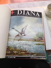 Diana Rivista Del Cacciatore 1964 Editoriale Olimpia Rilegato Dal 7 Al 12