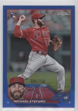 2023 Topps Chrome Blue Refractor 84/150 Michael Stefanic #138 1bg9