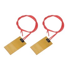 2pcs Heater Film Heating Plate 7W 12V Polyimide Adhesive Heat Pad 50mmx25mm