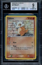 Pokemon EX DELTA SPECIES - #60/113 Cubone - Reverse Holo - ENG - BGS 9 MINT on eBay