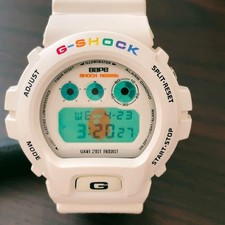 Casio G-Shock DW-6900 BAPE Limited 0491/2000 White A Bathing Ape Rare Japan