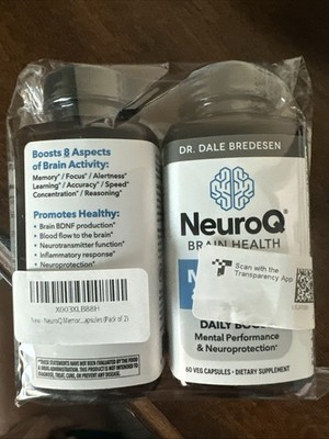 NeuroQ Memory & Focus - Boosts Cognitive Performance & Healthy Brain Function...