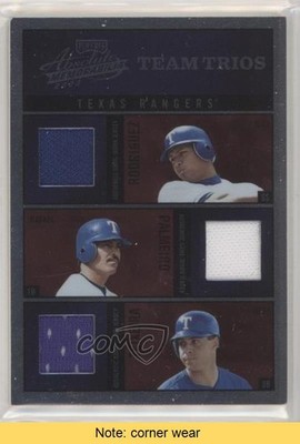 2003 Playoff Absolute Memorabilia Team Trios Materials Alex Rodriguez READ 0o9