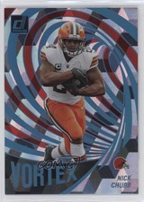 2023 Panini Donruss Vortex Cubic 17/50 Nick Chubb #VOR-13 c5b