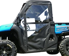 Seizmik 51-20985 Soft Doors - Enclosure - Full - Black