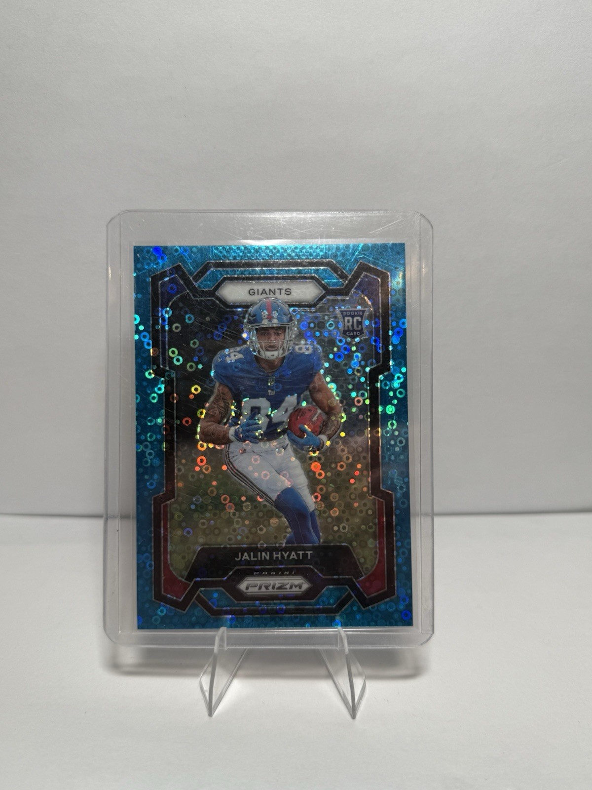 2023 Panini Prizm #378 Jalin Hyatt No Huddle Blue #/95