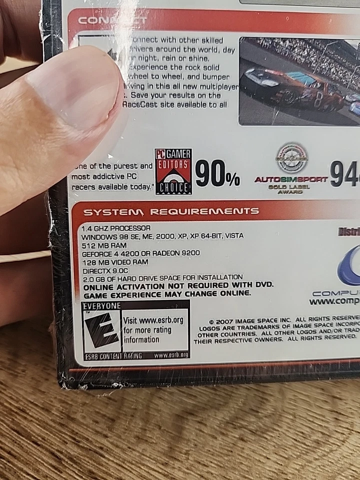 rFactor R Factor Version 1.255 (PC Game 2005) Windows Racing NEW SEALED - Image 4 of 4