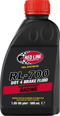 RED LINE SYNTHETIC OIL DOT 4 Racing Brake Fluid - Fits 500 Ml 90405