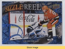 2025-26 Upper Deck Series 1 Sizzle Reel Speckle Leo Carlsson #SR-17 READ ev4