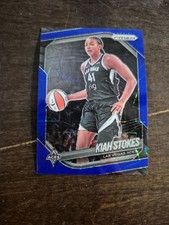 2015 Panini Prizm WNBA Kiah Stokes Las Vegas Aces Blue Velocity