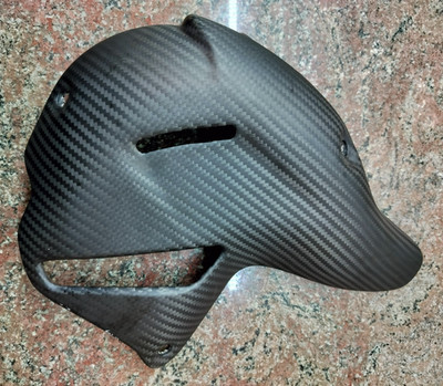 2018-2024 Ducati Panigale V4 Exhaust Heat Shield Carbon OEM 96911851AA