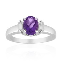 Cavill Sambia Amethyst Ring Silber 925 Damenring 1,32Ct Ovaler Schliff Elegant-