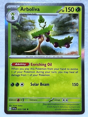 Arboliva 023/198 SV01: Scarlet & Violet Base Set Rare Holo