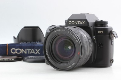 [MINT w/ Hood] Contax N1 35mm SLR Film Camera 24-85mm F3.5-4.5 Lens From JAPAN