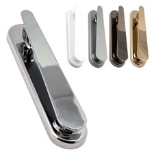 Door Knocker Ponytail Slimline Modern Face Fits UPVC Wood Door Horsetail Fab Fix