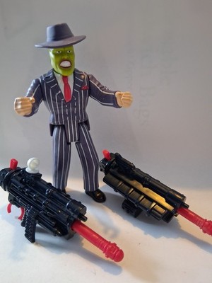 Vintage 1994 Quick Draw ''Mask'' with his hat and Guns that shoot.