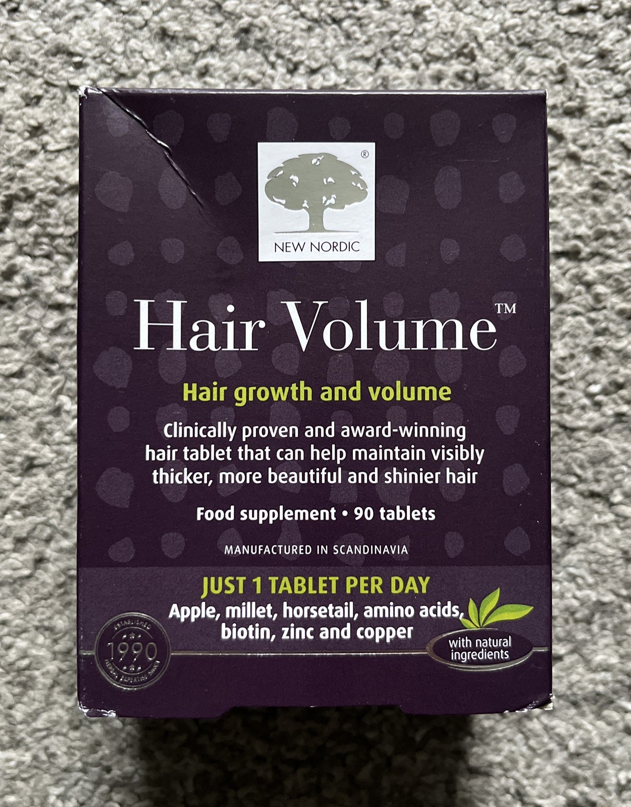 New Nordic | Hair Volume | Hair Growth And Volume | Food Supplement | 90 Tablets