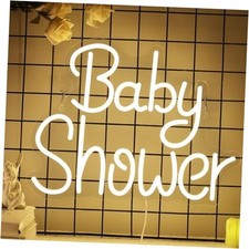 Baby Shower Neon Sign, Dimmable LED Neon Lights USB Powered for Wall Decor,