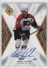 2021-22 Upper Deck Ultimate Collection Legends Gold 16/35 John LeClair Auto 0g60