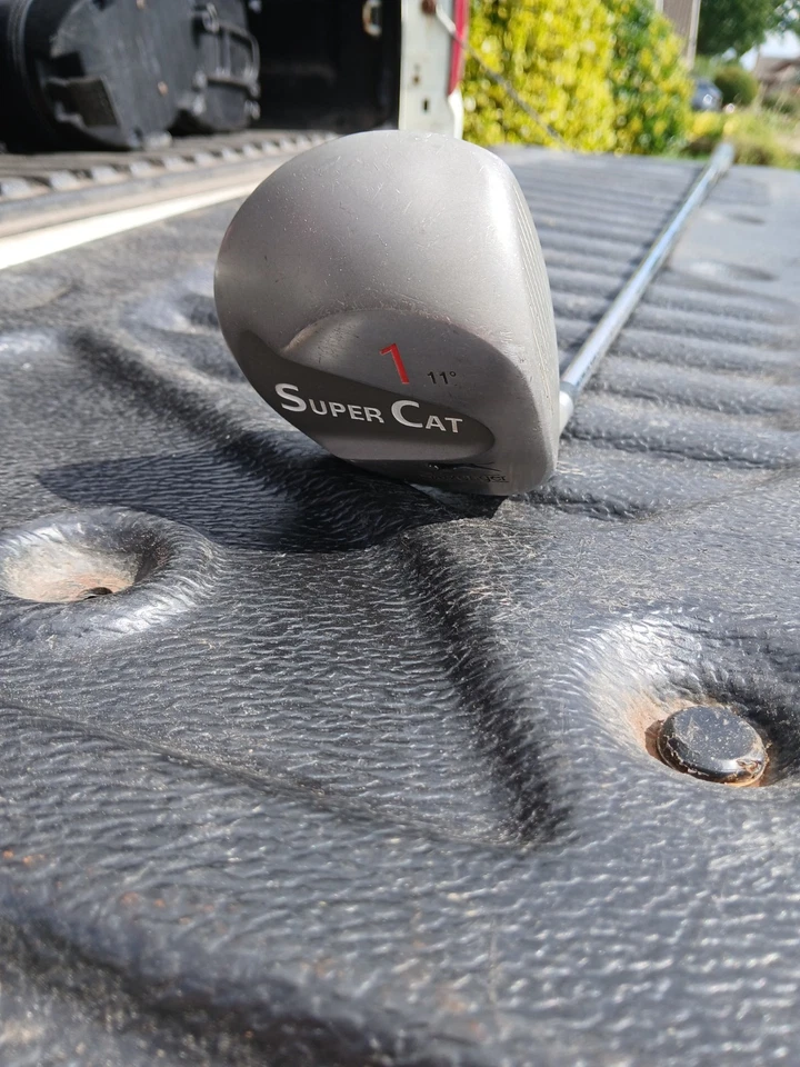 SLAZENGER SUPER CAT STEEL SHAFTED 1 WOOD - RIGHT HANDED - V GOOD USED CONDITION - Image 4 of 4