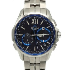 Casio Oceanus OCW-S3400-1AJF Titanium Watch Black Dial Used
