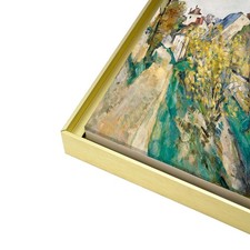 VAREIHNAZ Metal Floating Canvas Frame 1.5" Deep 16"x20" Light Gold