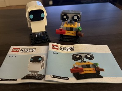 LEGO BRICKHEADZ: Eve & Wall-E (40619) PREOWNED NO BOX