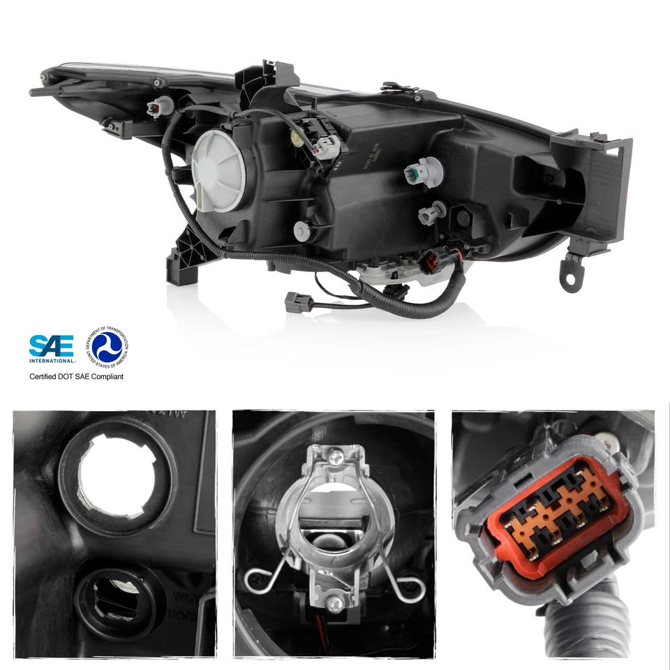 Fit 2013 Infiniti Jx35 / 14-15 QX60 OE HID Model Projector LED Headlights (Left) - Image 3 of 4