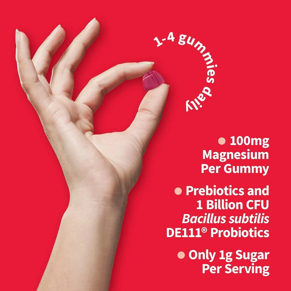 Garden of Life Suplemento de citrato de magnesio gomitas prebióticos *CADUCIDAD 06/2026* Foto 4 de 4