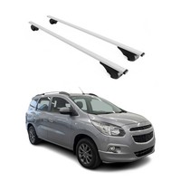 DachträGer GrundträGer FüR Chevrolet Spin 2012-2016 75Kg Stahl Silber 2 Tlg