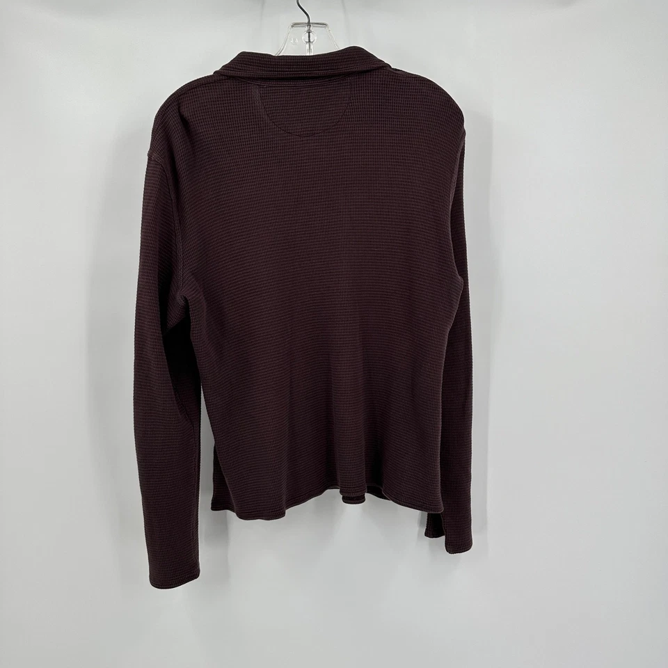 Top para mujer Ryan Michael talla XL tejido gofre capas térmicas informal occidental Foto 2 de 4