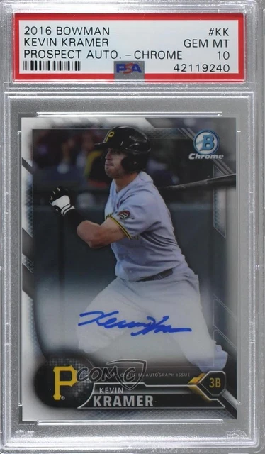 2016 Bowman Chrome Prospect Kevin Kramer #CPA-KK PSA 10 GEM MT Auto g6p