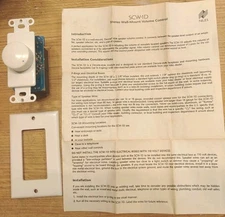 Niles Audio SCW-1 Stereo Speakers Wall-Mount Volume Control Electrical Box Mount