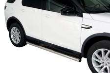 Schwellerrohre mit Tritt für LAND ROVER Discovery Sport 5 V2A Ø76mm mit TÜV