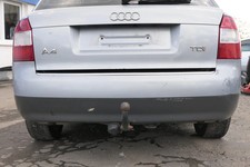 Audi A4 8E B6 Kombi Avant Stoßstange hinten mit Spoiler blau türkis LY7R