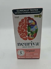 NEURIVA Original Brain Supplement for Memory, 30ct Capsules