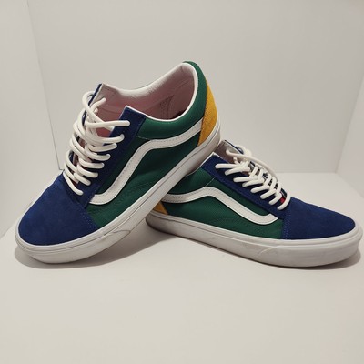 Vans Old Skool Suede Colorblock Shoes Men Size 9 Womens 7.5 Skate Casual Sneaker